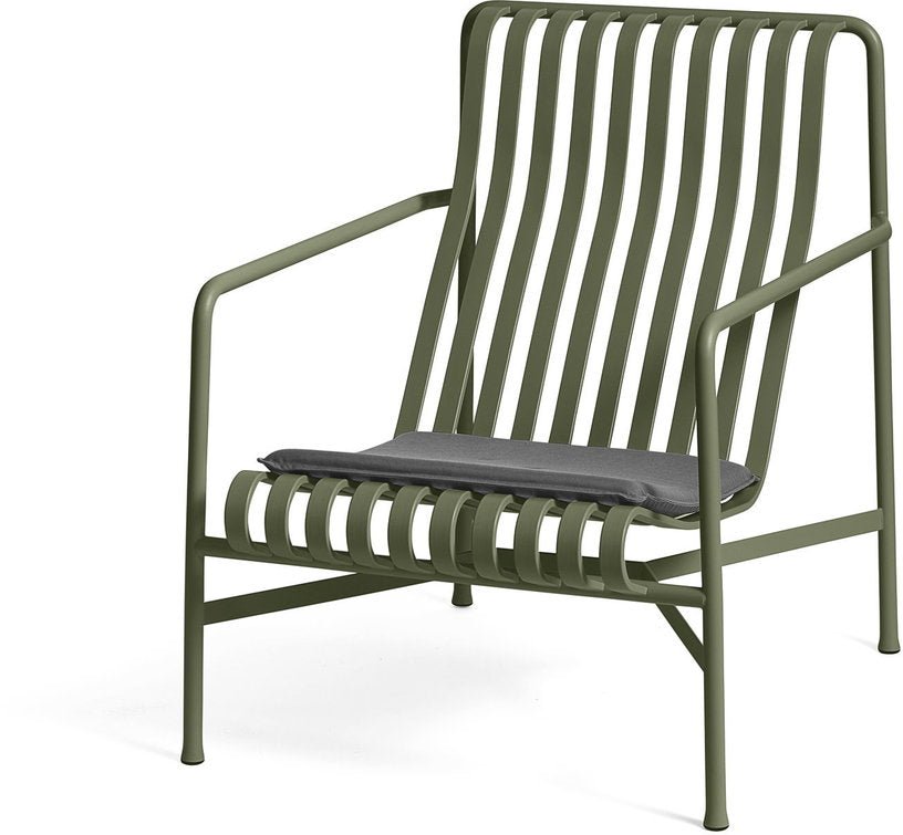 Fauteuil de jardin lounge en métal olive 73x88cm Palissade - HAY - The Cool Republic