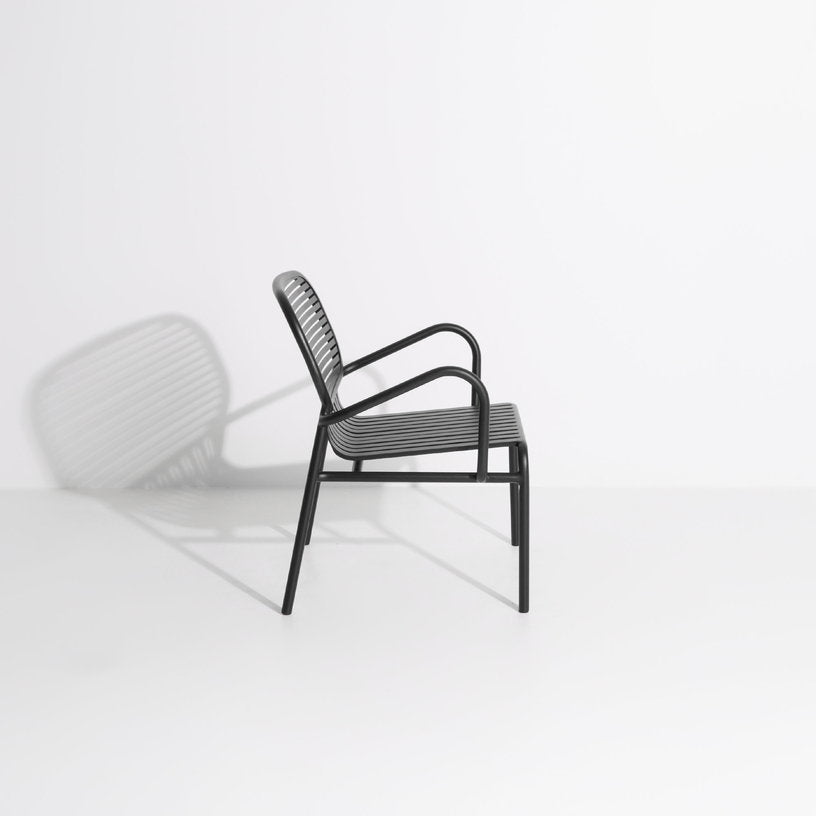 Fauteuil de jardin noir Week - End - Petite Friture - The Cool Republic