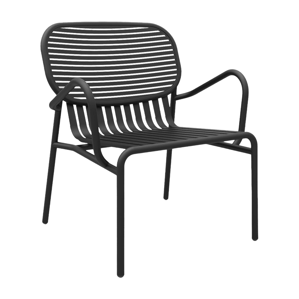 Fauteuil de jardin noir Week-End - Petite Friture - The Cool Republic