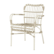 Fauteuil de repas extérieur blanc cassé Lucy - Vincent Sheppard - The Cool Republic