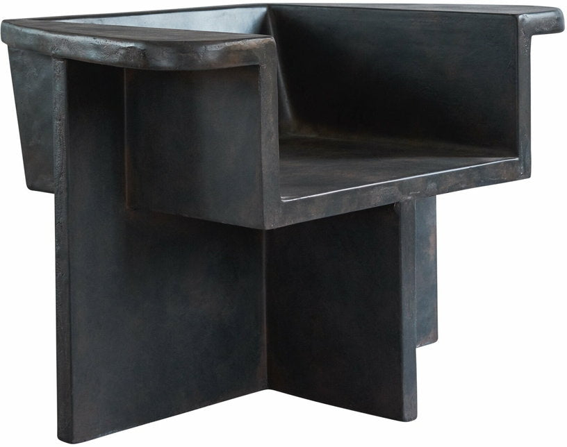 Fauteuil de salon noir Brutus - 101 Copenhagen - The Cool Republic