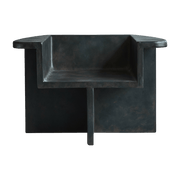 Fauteuil de salon noir Brutus - 101 Copenhagen - The Cool Republic