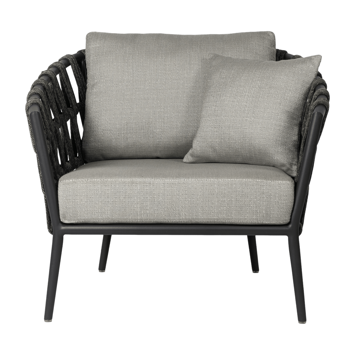 Fauteuil d'extérieur avec coussins gris lave Leo - Vincent sheppard - The Cool Republic