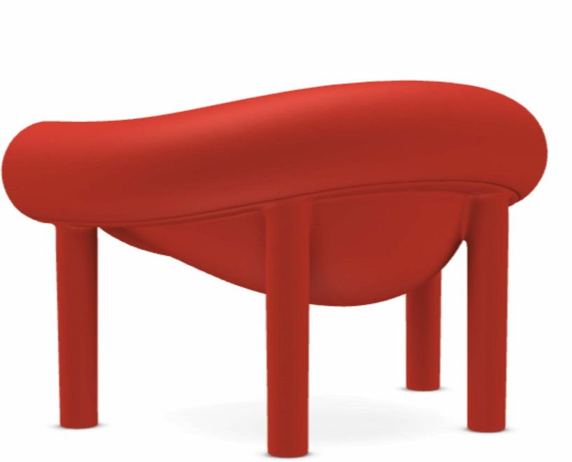 Fauteuil d'extérieur rouge Sam Son - Magis - The Cool Republic