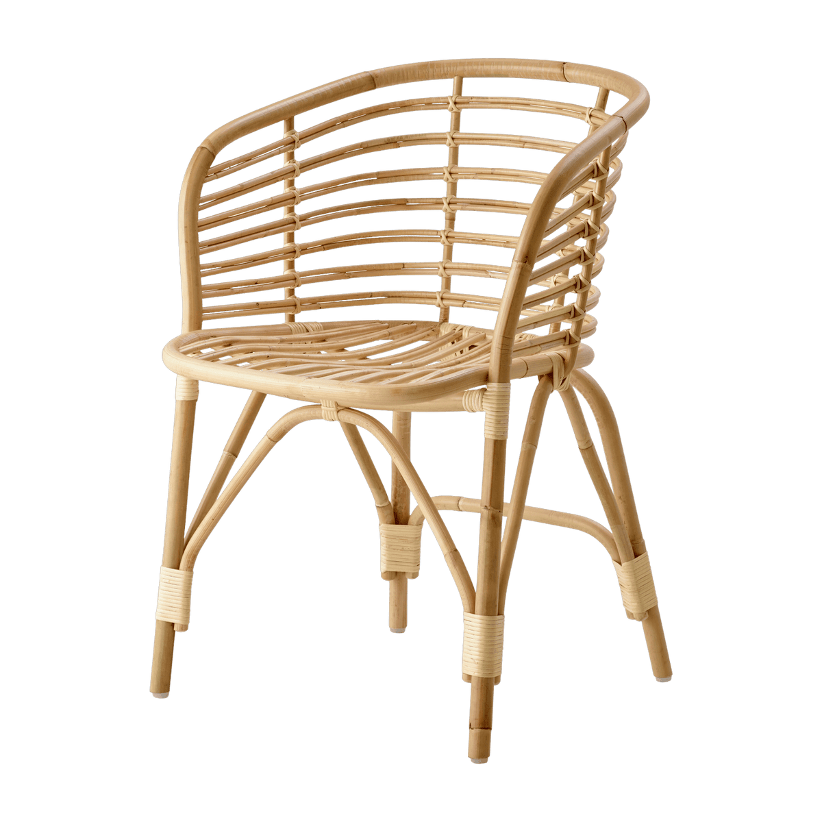 Fauteuil d'intérieur en rotin naturel Blend - Cane-Line - The Cool Republic