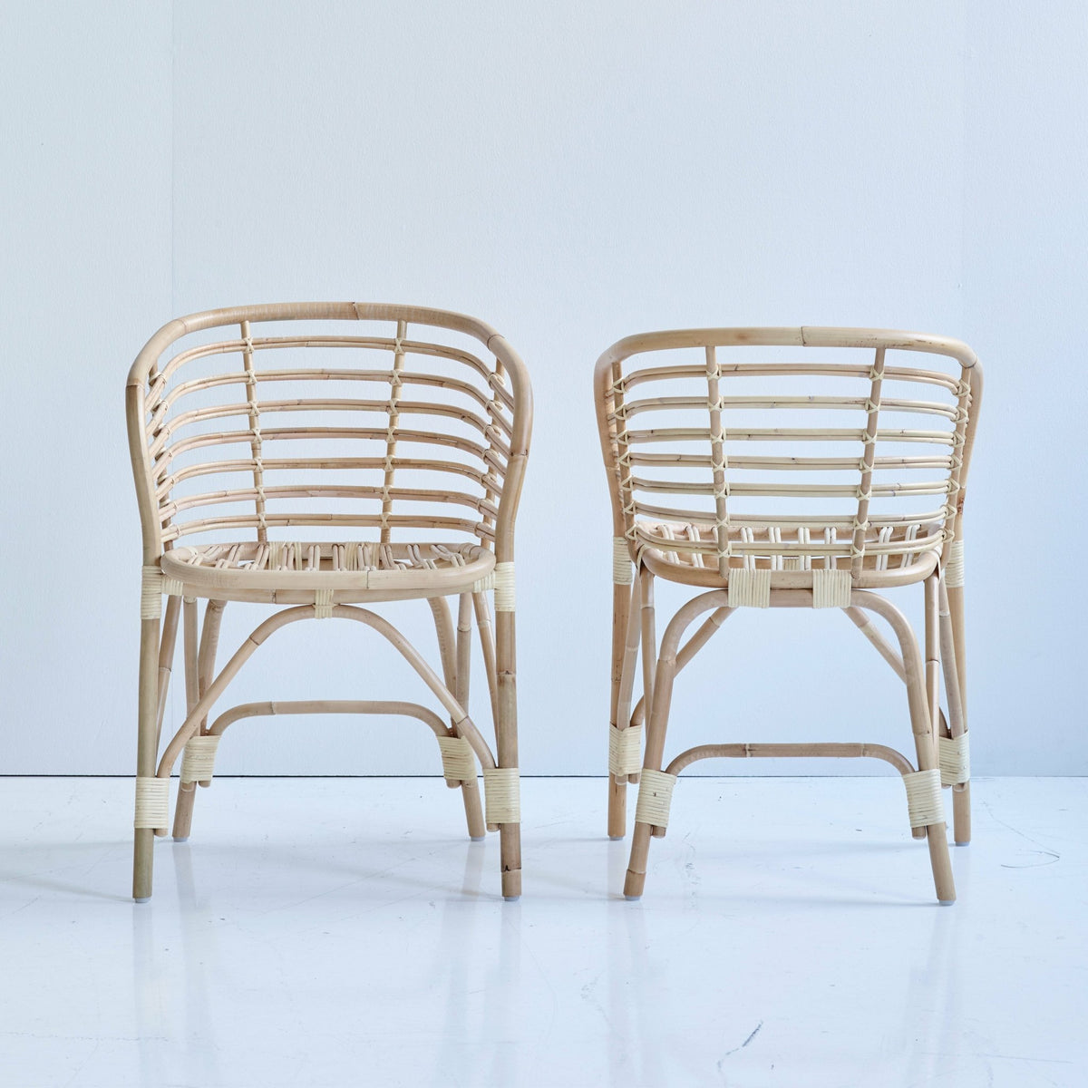 Fauteuil d'intérieur en rotin naturel Blend - Cane-Line - The Cool Republic