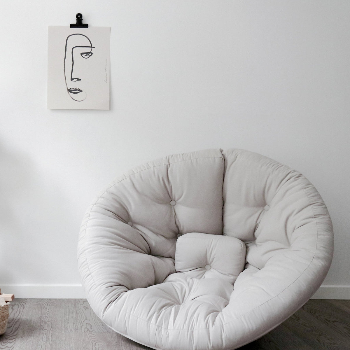 Fauteuil écru Nido - Karup Design - The Cool Republic