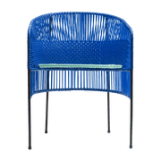 Fauteuil en acier bleu Caribe - Ames - The Cool Republic
