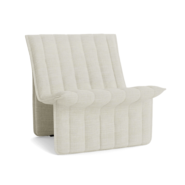 Fauteuil en acier et tissu beige 70x68cm Limit - Normann Copehagen - The Cool Republic