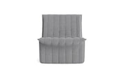 Fauteuil en acier et tissu gris 70x68cm Limit - Normann Copehagen - The Cool Republic