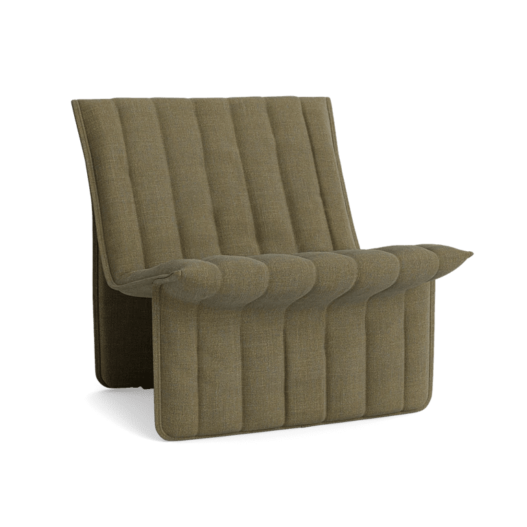 Fauteuil en acier et tissu kaki 70x68cm Limit - Normann Copehagen - The Cool Republic