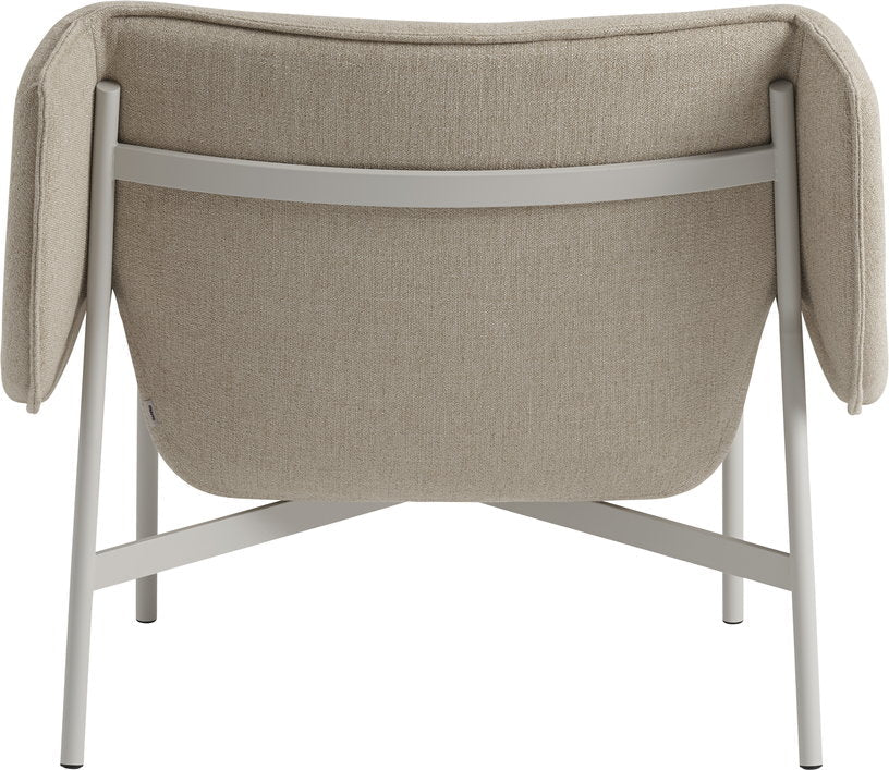 Fauteuil en acier gris 91 x 81 cm Wrap - Muuto - The Cool Republic