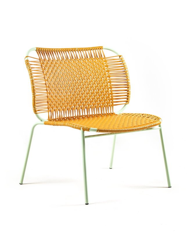 Fauteuil en acier jaune Cielo - Ames - The Cool Republic