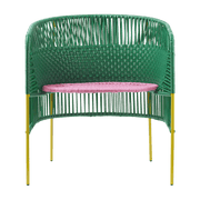 Fauteuil en acier vert Caribe - Ames - The Cool Republic