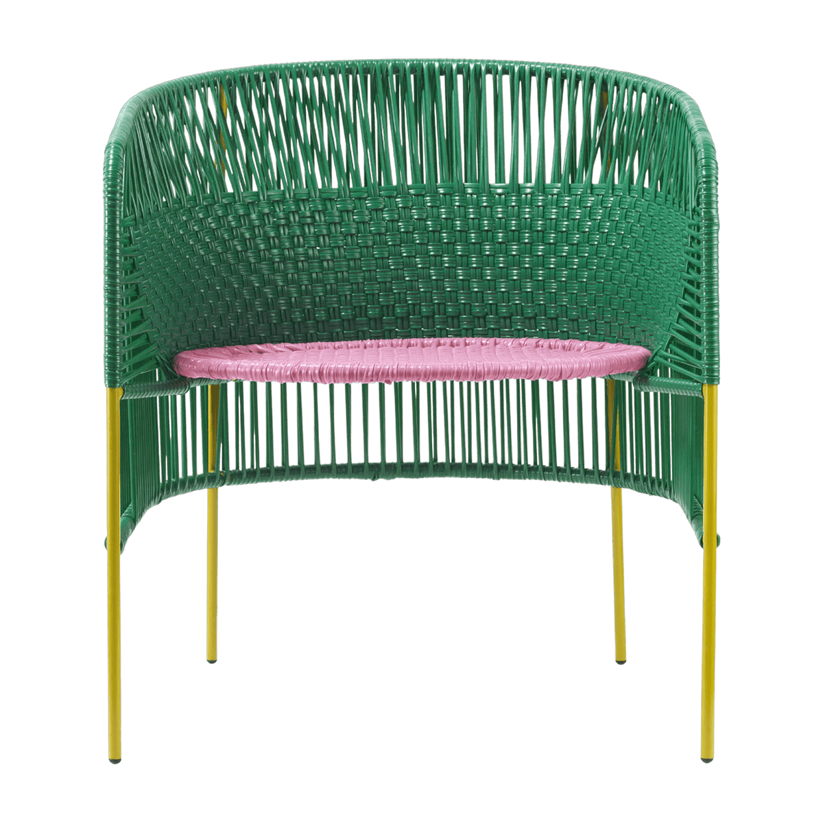 Fauteuil en acier vert Caribe - Ames - The Cool Republic