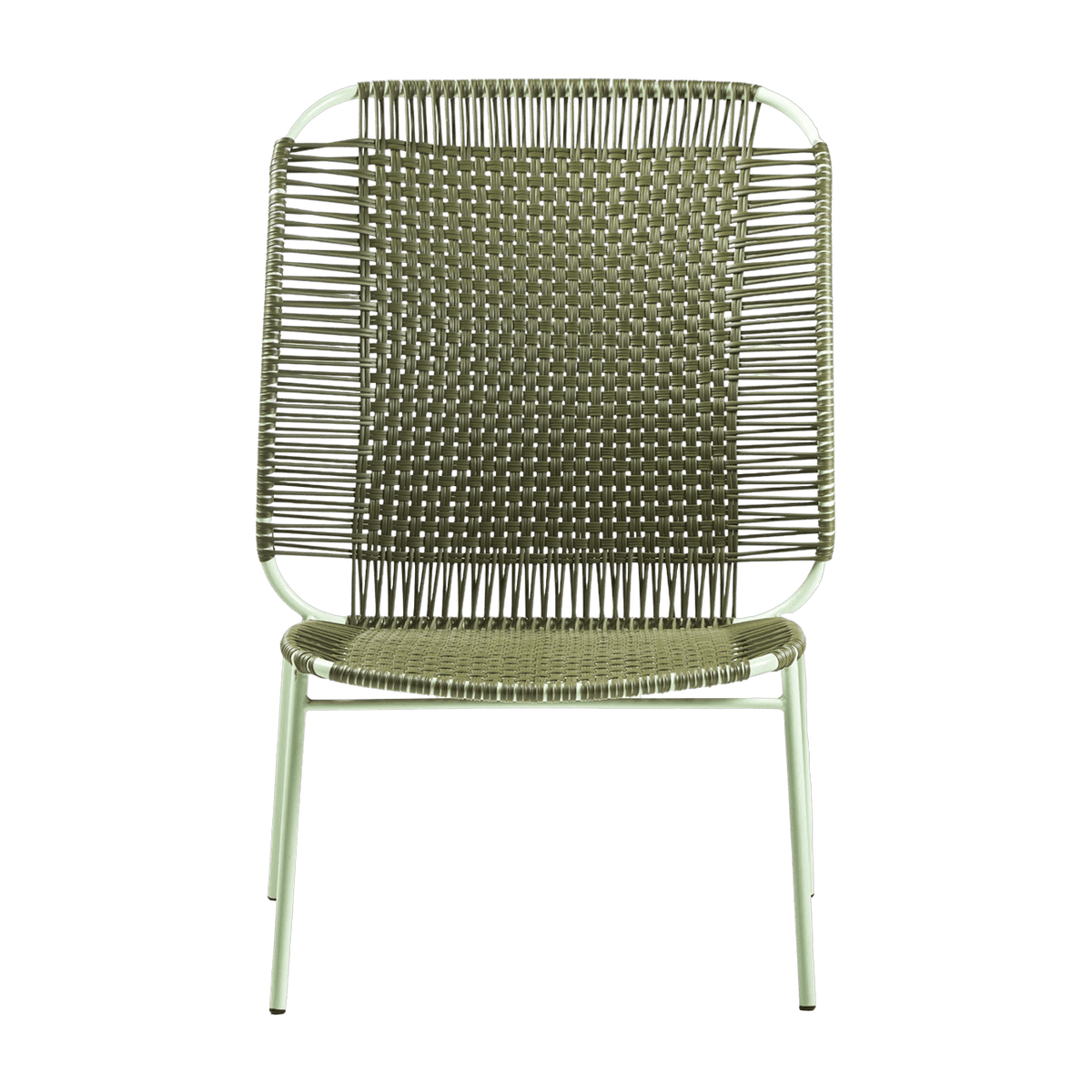 Fauteuil en acier vert Cielo High - Ames - The Cool Republic