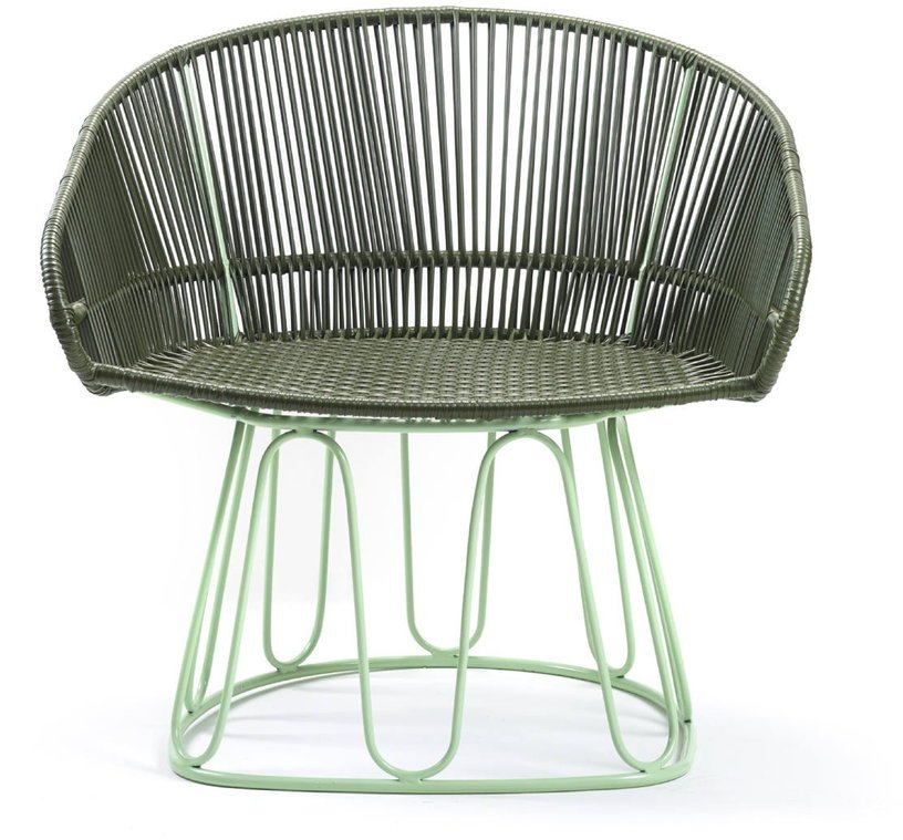 Fauteuil en acier vert Circo - Ames - The Cool Republic