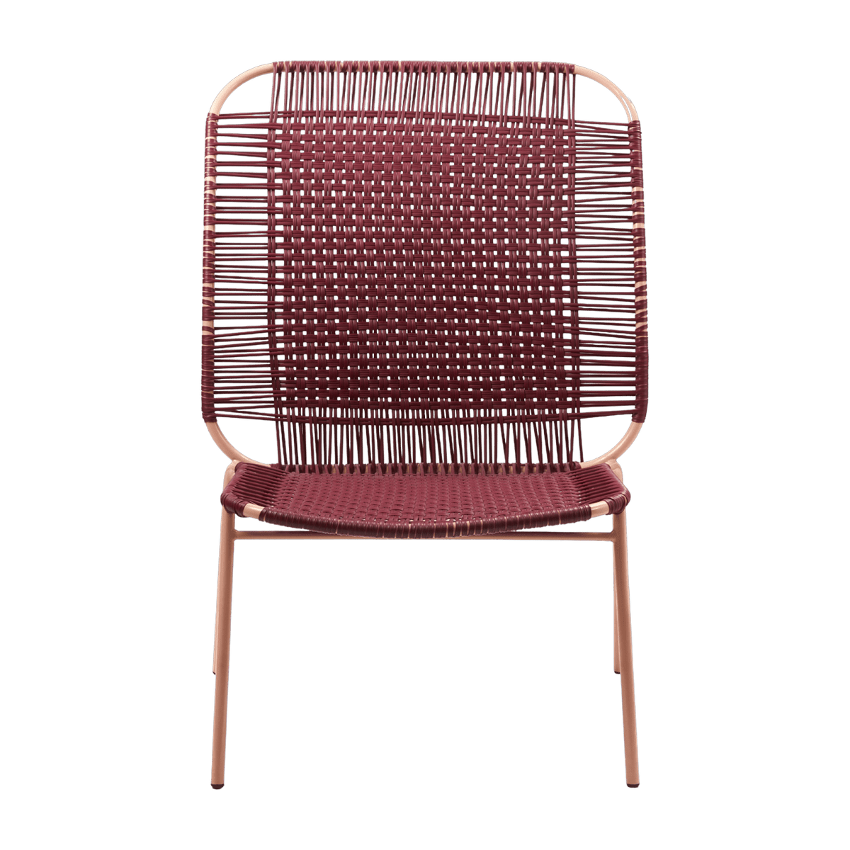 Fauteuil en acier violet Cielo High - Ames - The Cool Republic