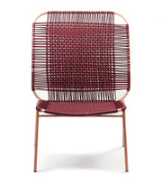 Fauteuil en acier violet Cielo High - Ames - The Cool Republic
