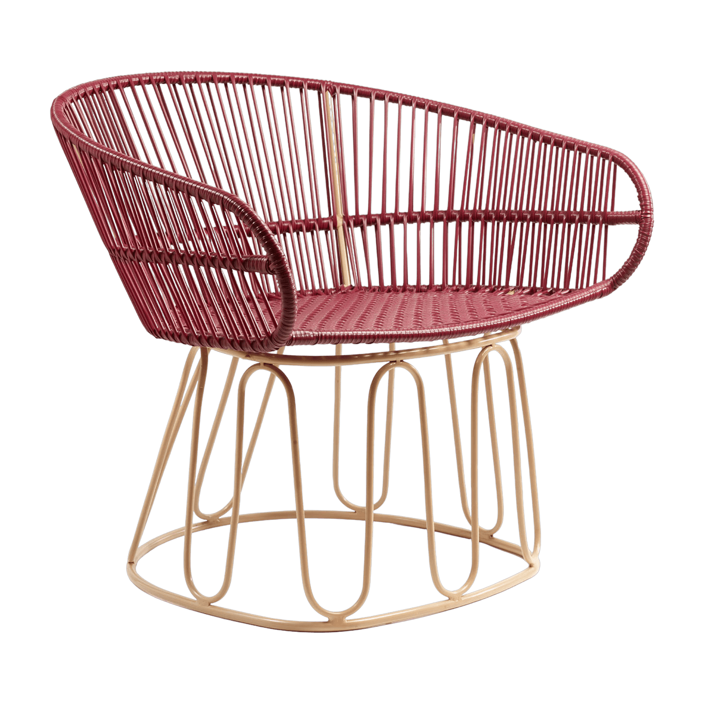 Fauteuil en acier violet Circo - Ames - The Cool Republic