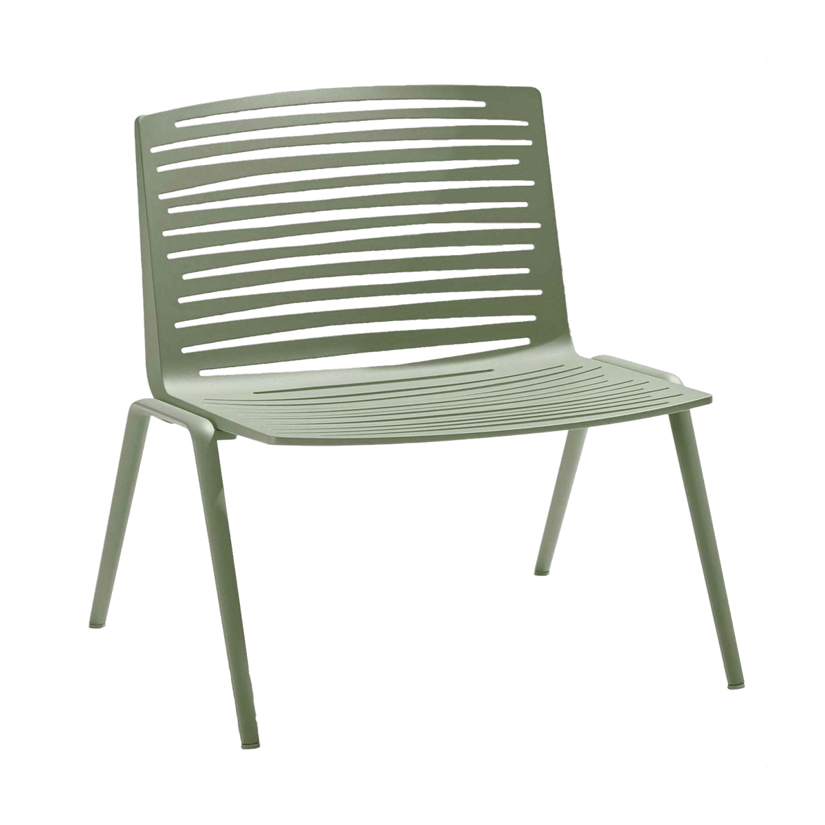 Fauteuil en aluminium vert 65 x 74 cm Zebra - Fast Spa - The Cool Republic