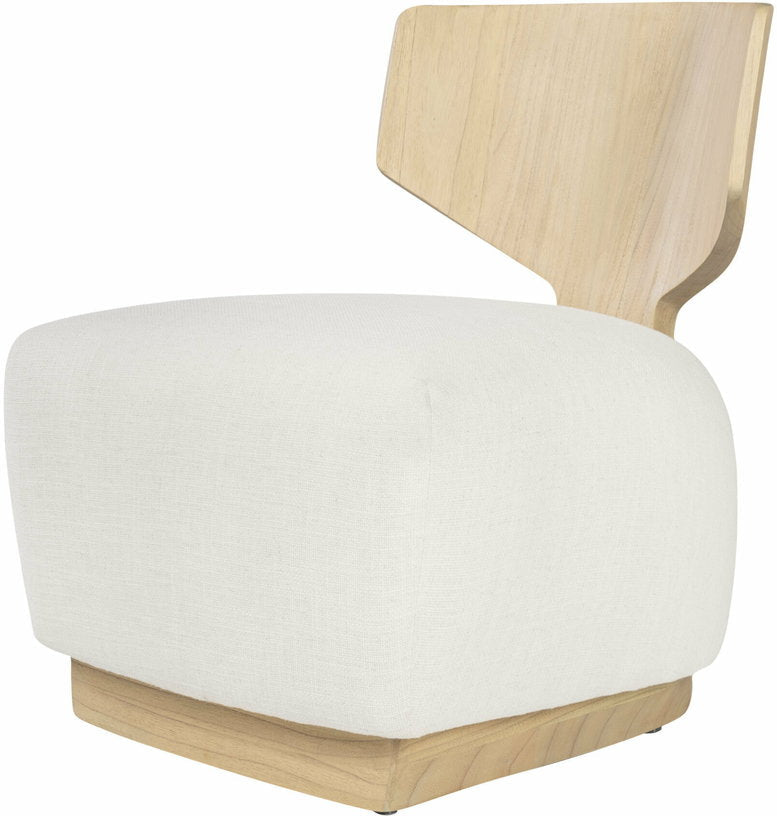 Fauteuil en bois beige Diola - Versmissen - The Cool Republic