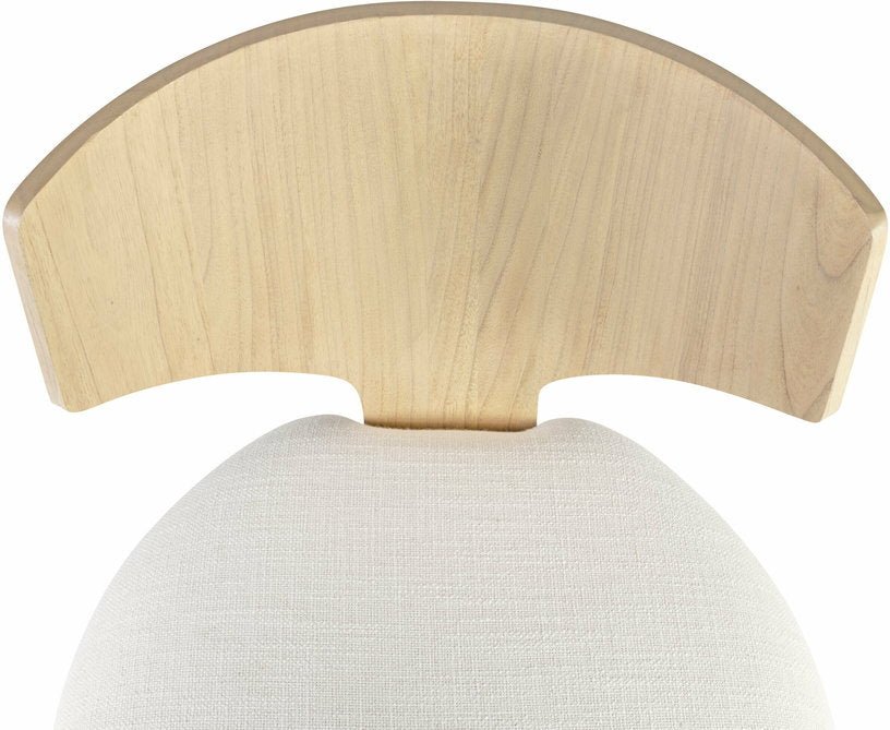 Fauteuil en bois beige Diola - Versmissen - The Cool Republic