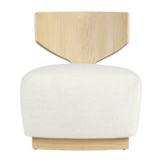 Fauteuil en bois beige Diola - Versmissen - The Cool Republic