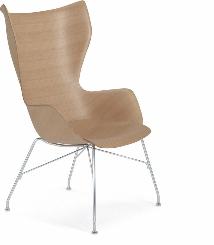 Fauteuil en bois de frêne clair K/Wood - Kartell - The Cool Republic