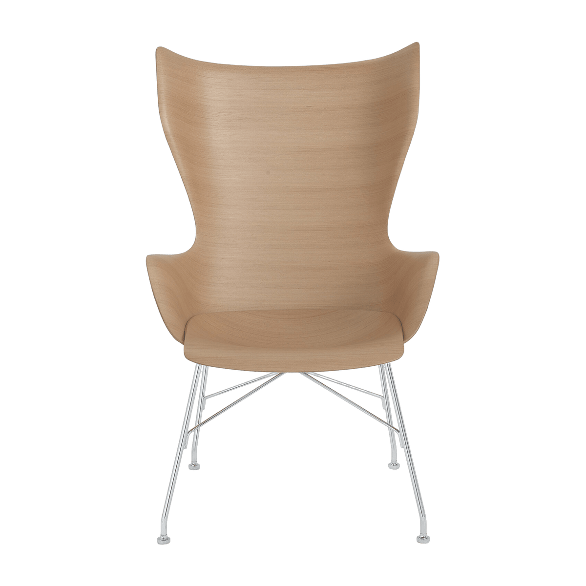 Fauteuil en bois de frêne clair K/Wood - Kartell - The Cool Republic