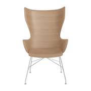 Fauteuil en bois de frêne clair K/Wood - Kartell - The Cool Republic