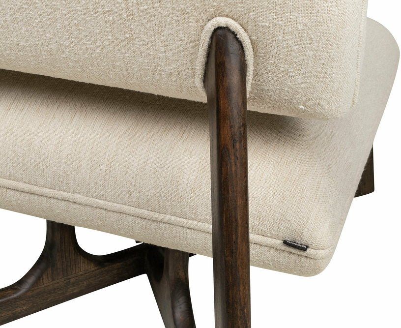 Fauteuil en bois marron Londa - Versmissen - The Cool Republic