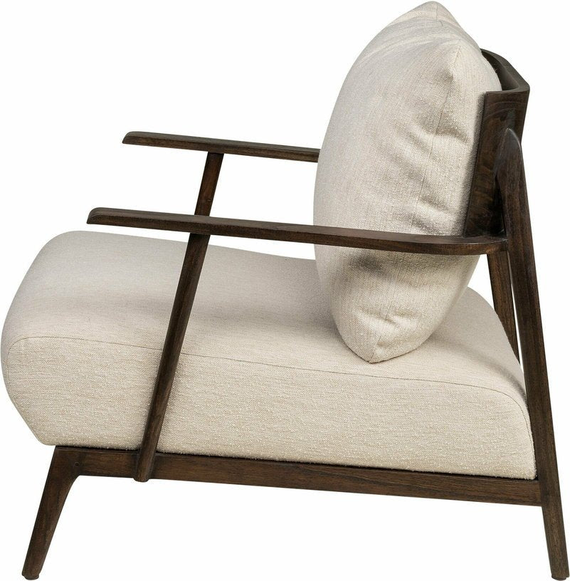 Fauteuil en bois marron Okavango - Versmissen - The Cool Republic