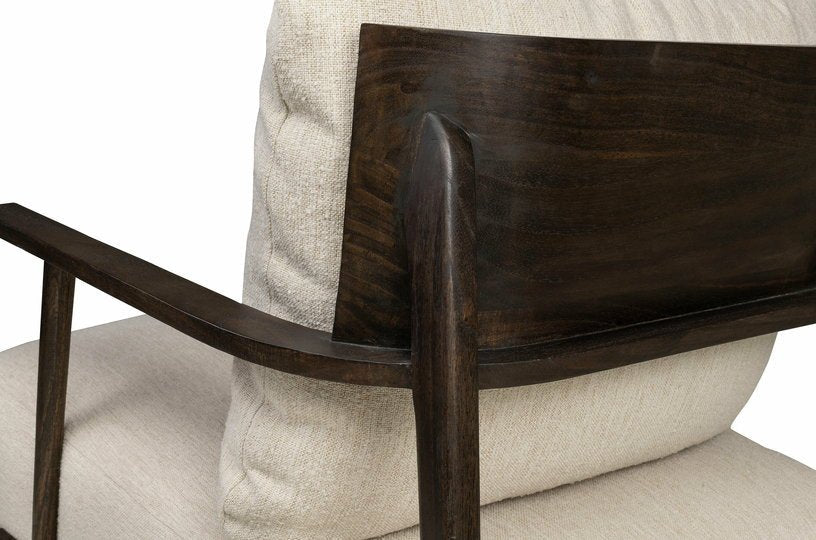 Fauteuil en bois marron Okavango - Versmissen - The Cool Republic