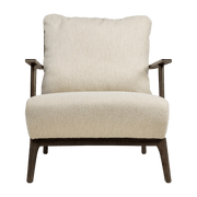 Fauteuil en bois marron Okavango - Versmissen - The Cool Republic