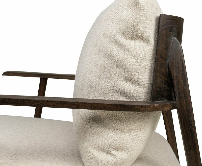 Fauteuil en bois marron Okavango - Versmissen - The Cool Republic