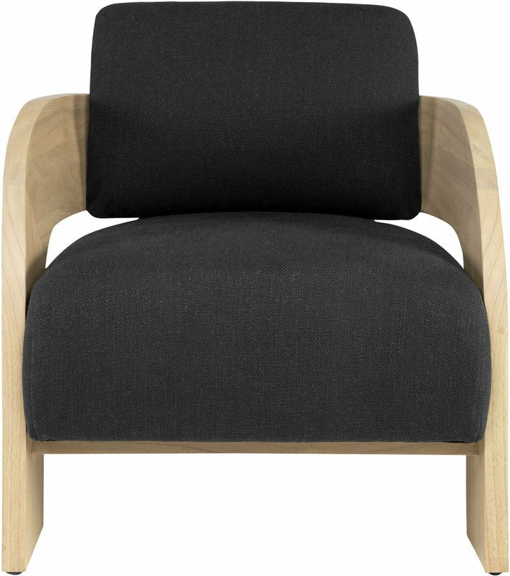 Fauteuil en bois noir et bois Maravi - Versmissen - The Cool Republic