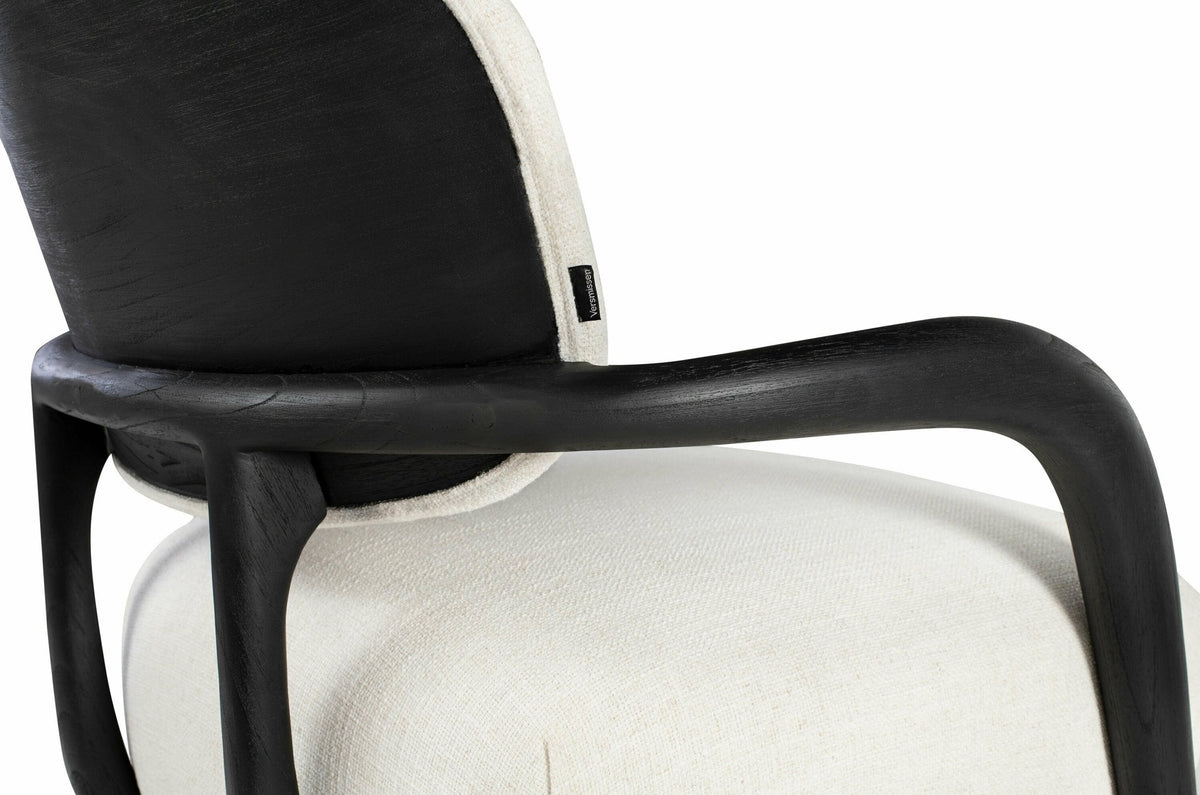 Fauteuil en bois noir Lobi - Versmissen - The Cool Republic
