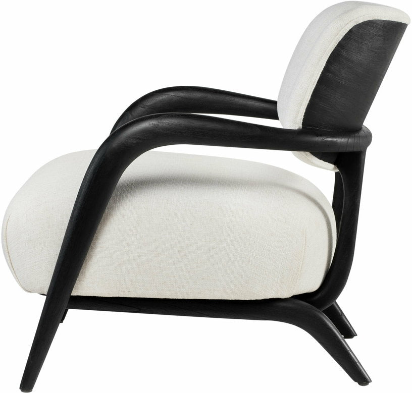 Fauteuil en bois noir Lobi - Versmissen - The Cool Republic