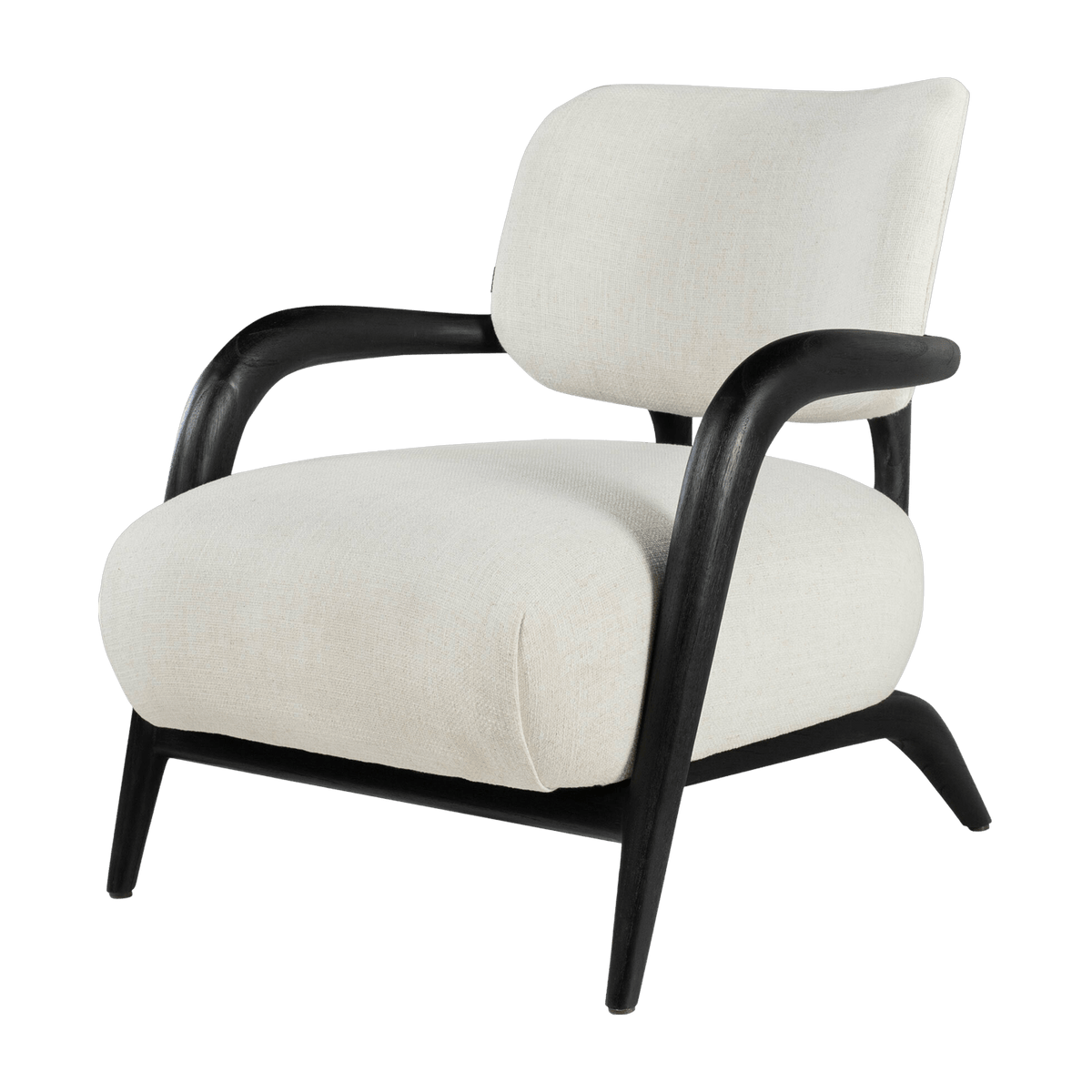 Fauteuil en bois noir Lobi - Versmissen - The Cool Republic