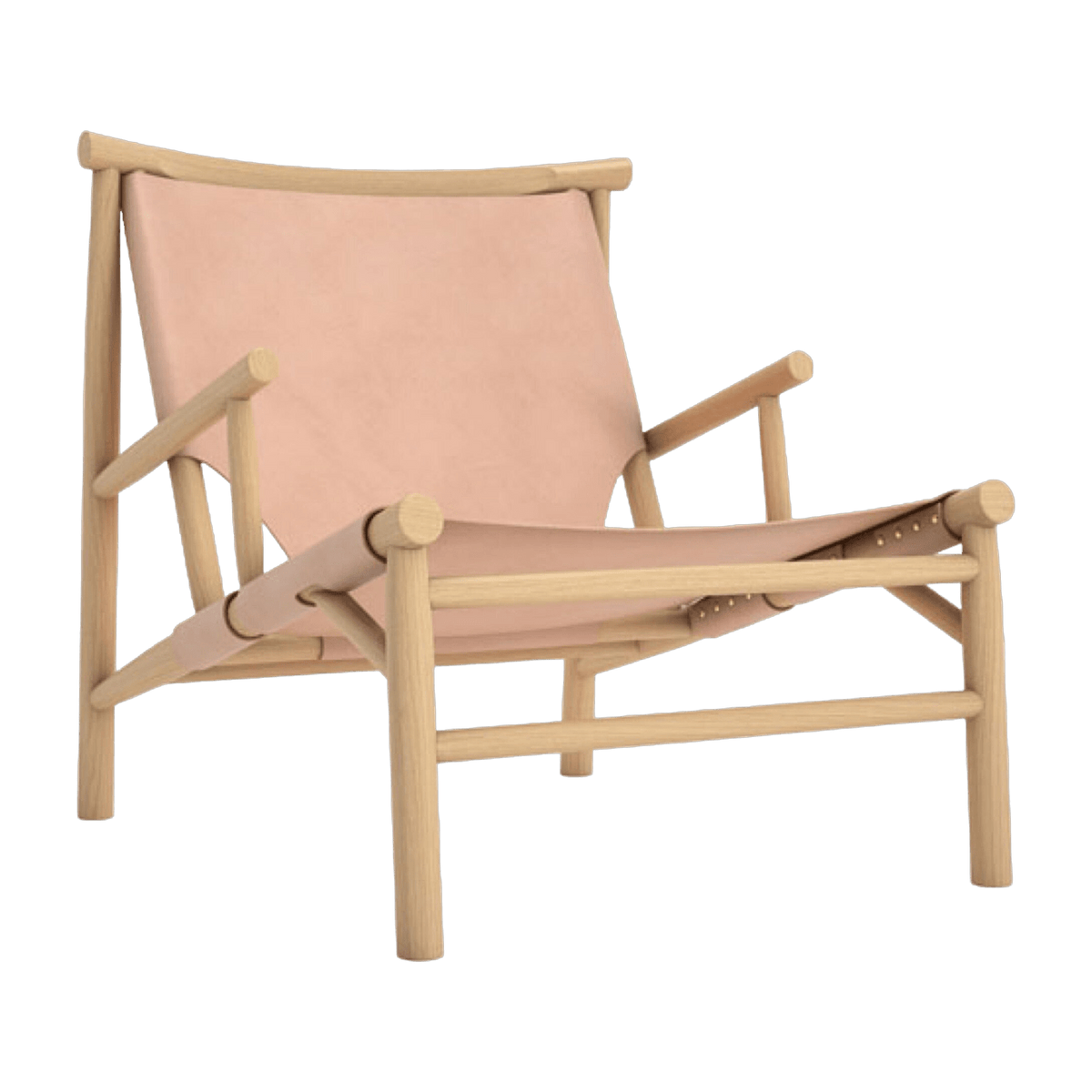 Samurai Oak and Natural Leather Chair - NORR11 - The Cool Republic