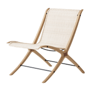 X HM10 Oak and Rattan Chair with Walnut Details - &Tradition - The Cool Republic