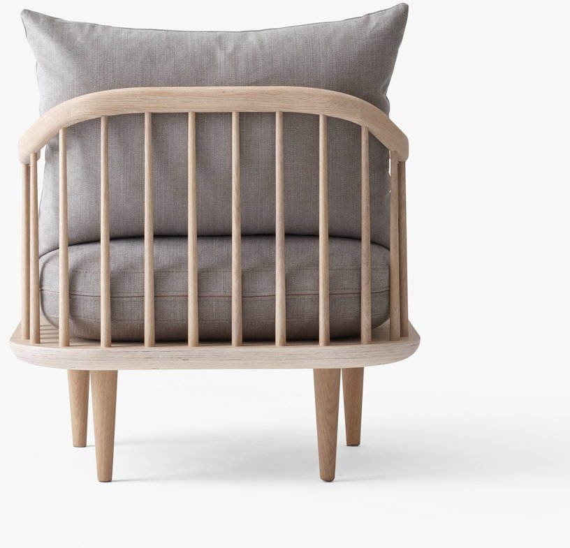 Fauteuil en chêne et tissus hot madison 094 SC10 Fly - &tradition - The Cool Republic