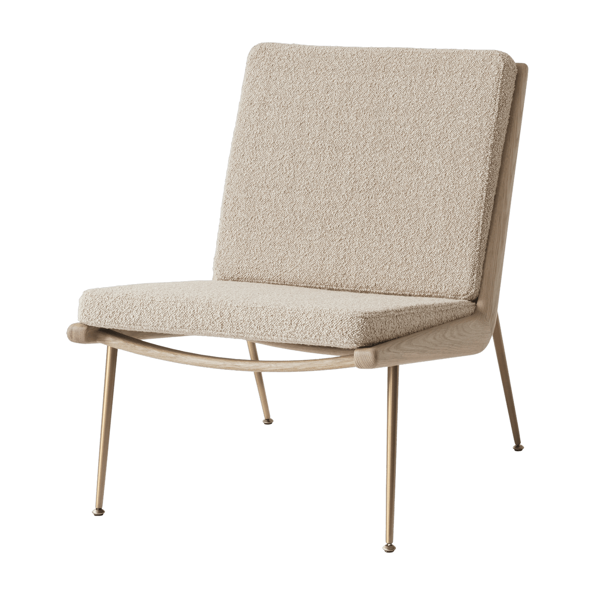 Fauteuil en chêne Karakorum 003 HM1 Boomerang - &tradition - The Cool Republic
