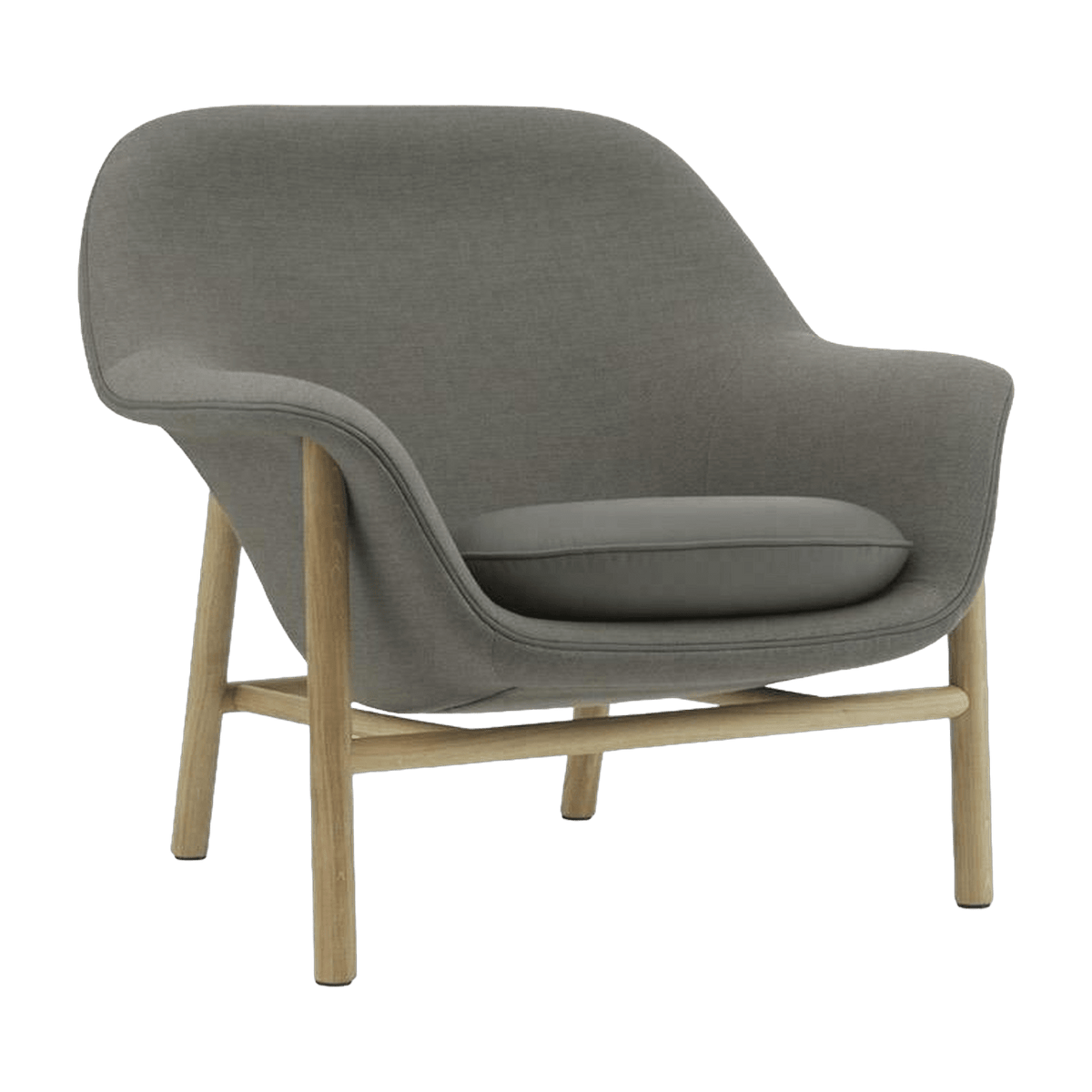 Fauteuil en chêne laqué steelcut trio ultra Drape - Normann Copenhagen - The Cool Republic