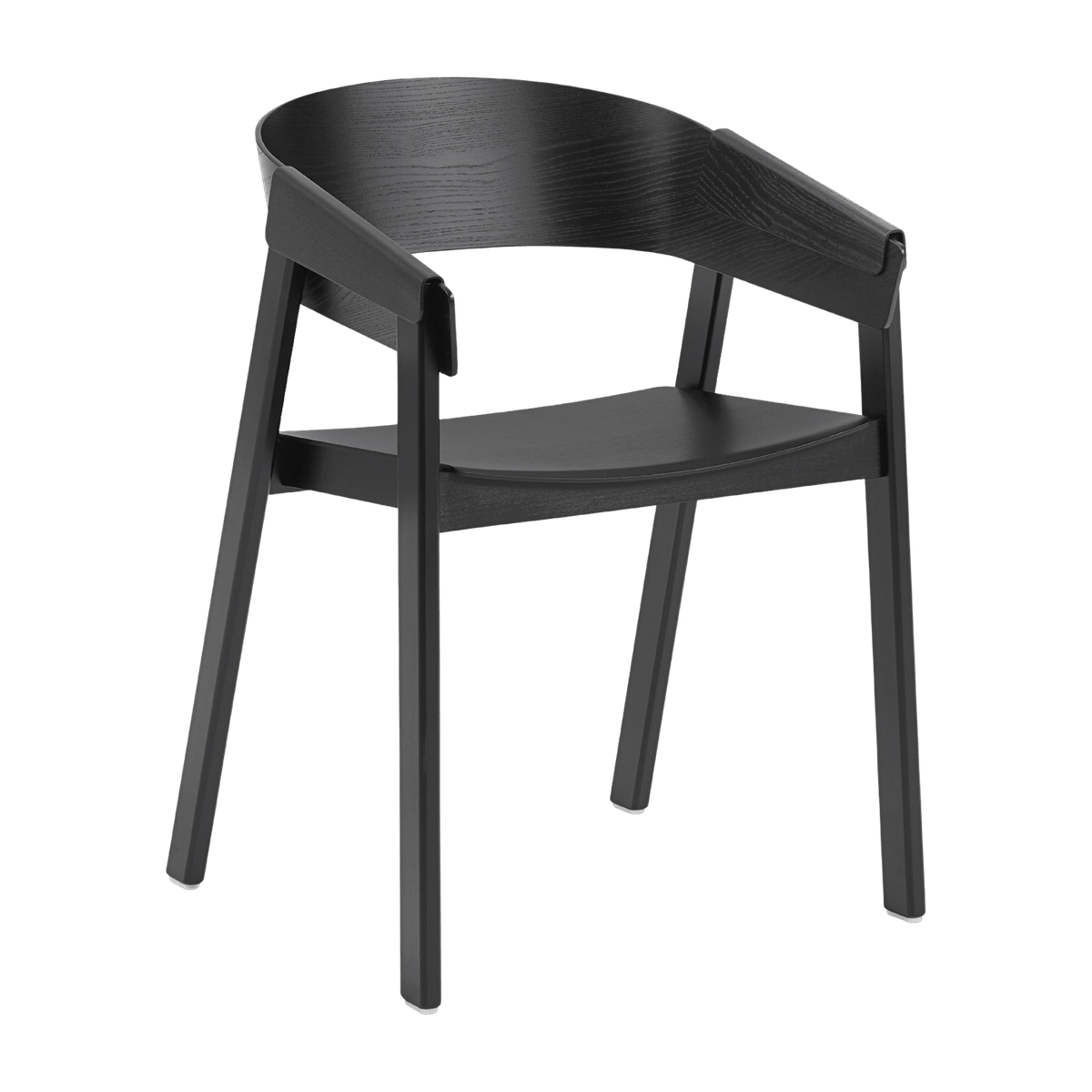 Fauteuil en chêne noir Cover - Muuto - The Cool Republic