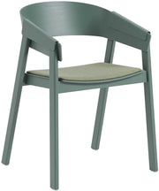 Fauteuil en chêne vert et assise textile Cover - Muuto - The Cool Republic