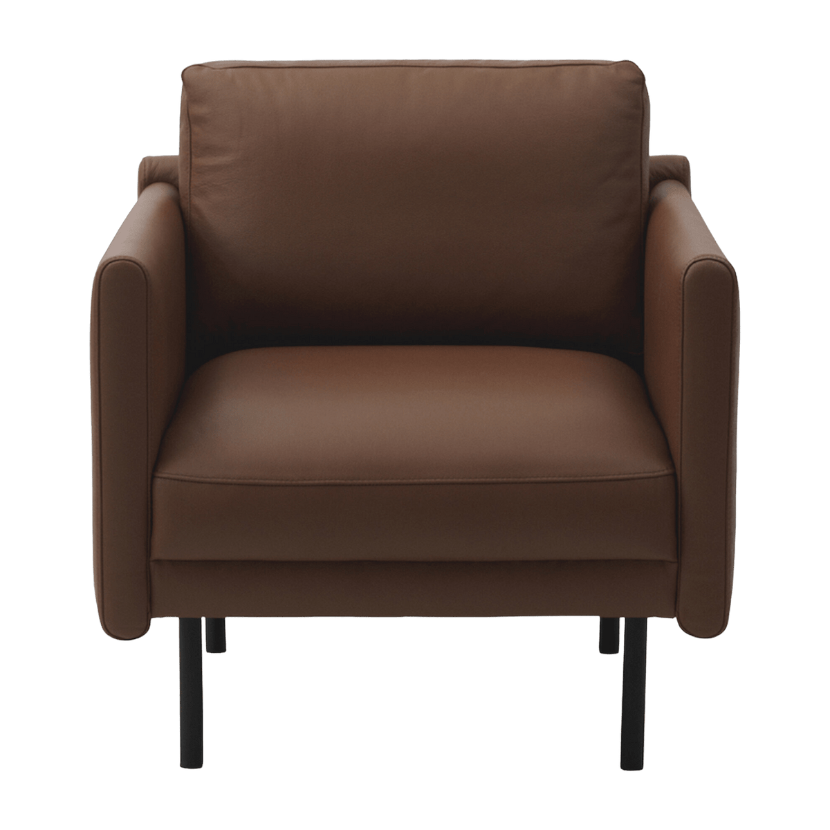 Fauteuil en cuir cognac 79 x 87 cm Rar - Normann Copenhagen - The Cool Republic