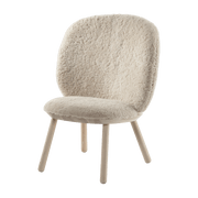 Ash and sheep wool armchair Naïve - Emko - The Cool Republic