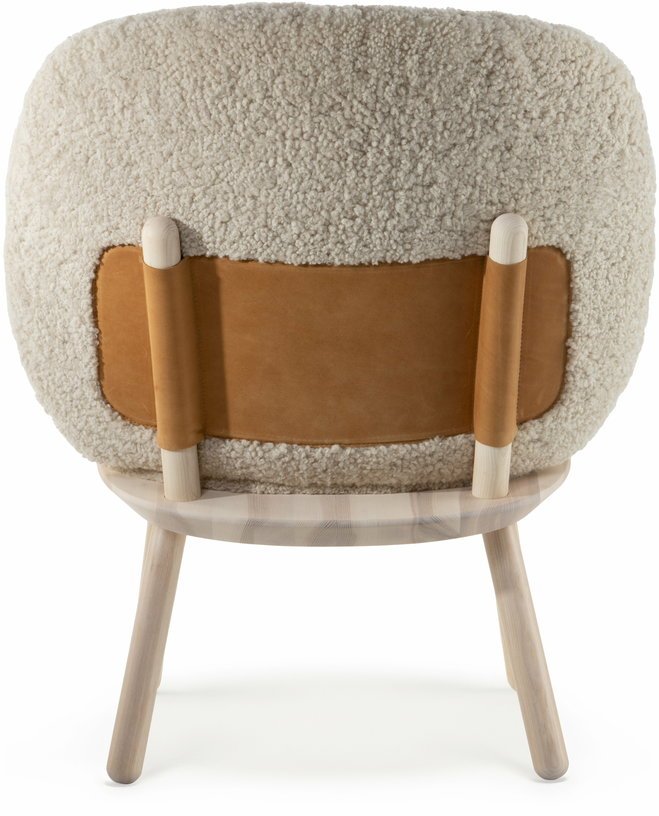 Fauteuil en frêne et laine de mouton Naïve - Emko - The Cool Republic